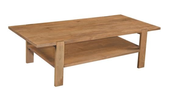 WORKSHOP COFFEE TABLE VINTAGE BROWN - Image 5