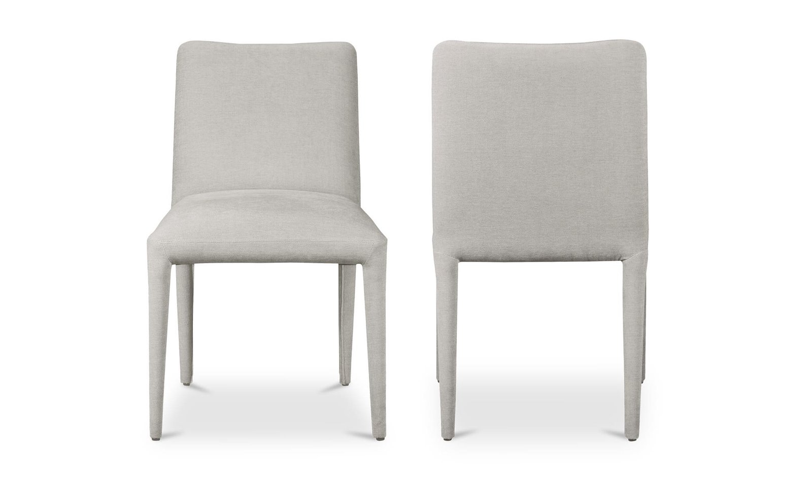 CALLA DINING CHAIR - SET OF TWO LIGHT GREY - Image 3