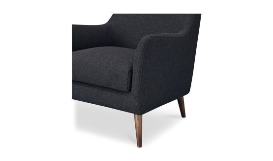 FISHER ARMCHAIR WOOL BLEND CHARCOAL CHARCOAL WOOL BLEND - Image 5