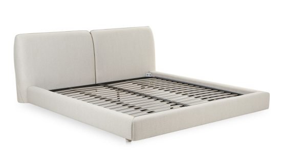 ZEPPELIN KING BED LIGHT GREY - Image 4