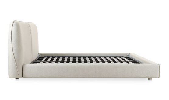 ZEPPELIN KING BED LIGHT GREY - Image 5