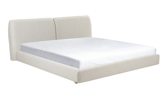 ZEPPELIN KING BED LIGHT GREY - Image 2
