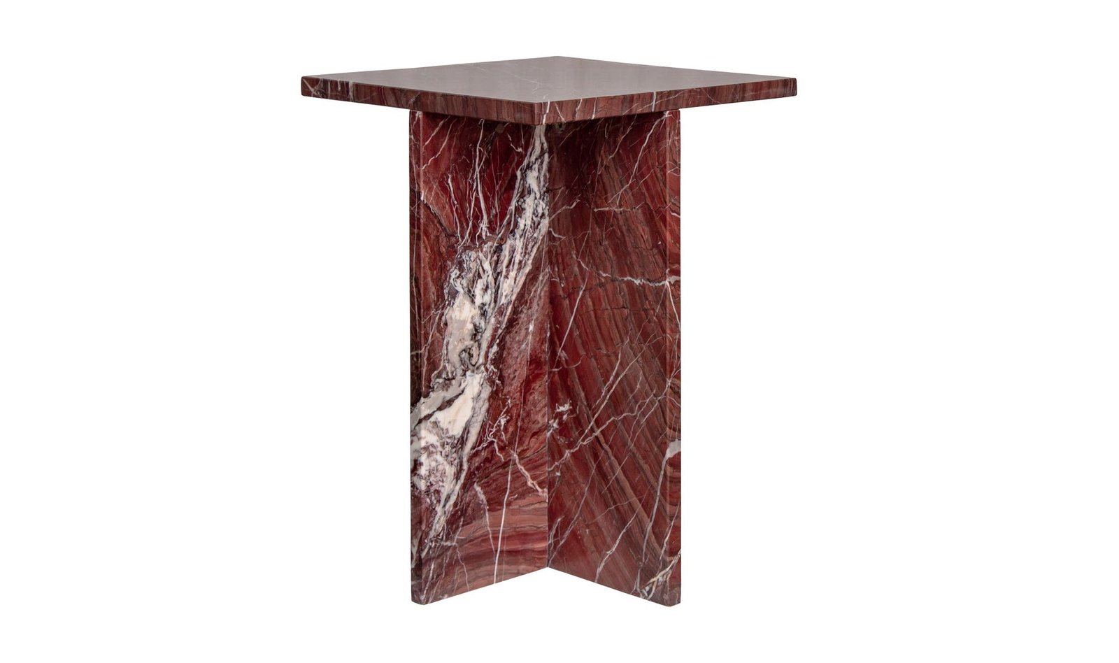 BLAIR ACCENT TABLE ROSSO LEVANTO MARBLE - Image 4