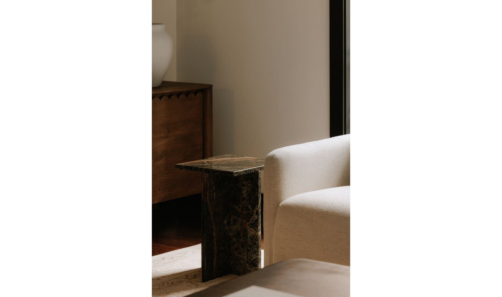 BLAIR ACCENT TABLE RAINFOREST GREEN MARBLE - Image 3