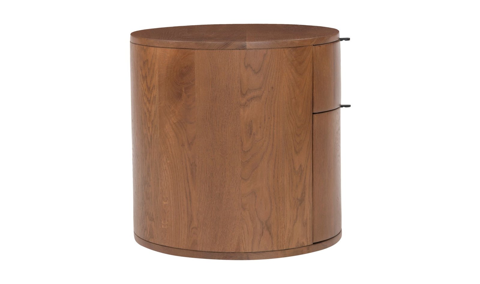 THEO TWO DRAWER NIGHTSTAND BROWN - Image 3