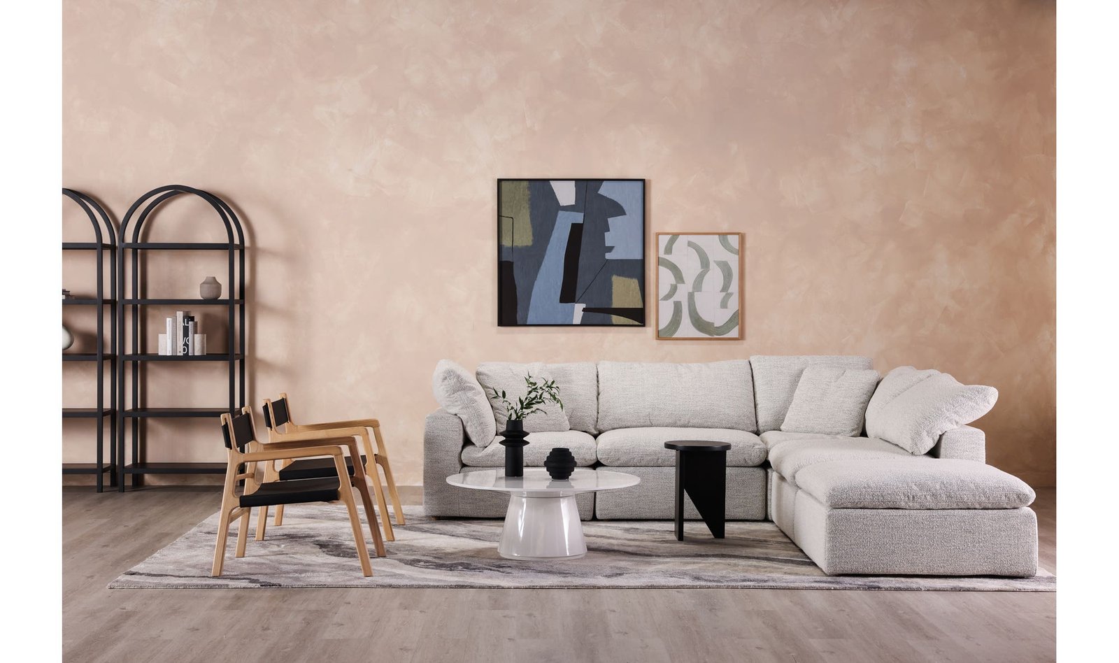 TERRA CONDO CORNER CHAIR COASTSIDE SAND LIGHT GREY - Image 4