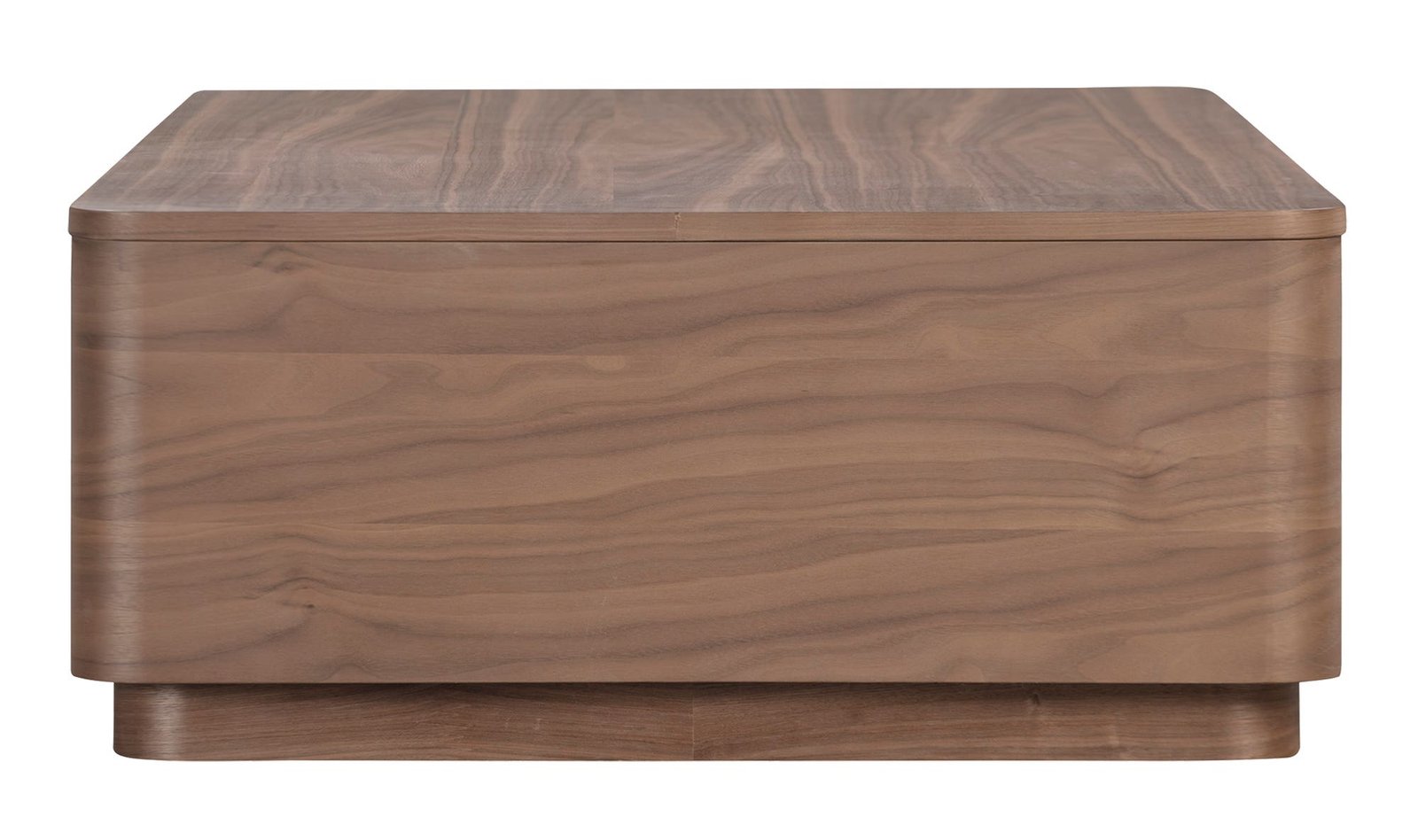 ROUND OFF COFFEE TABLE BROWN WALNUT - Image 3