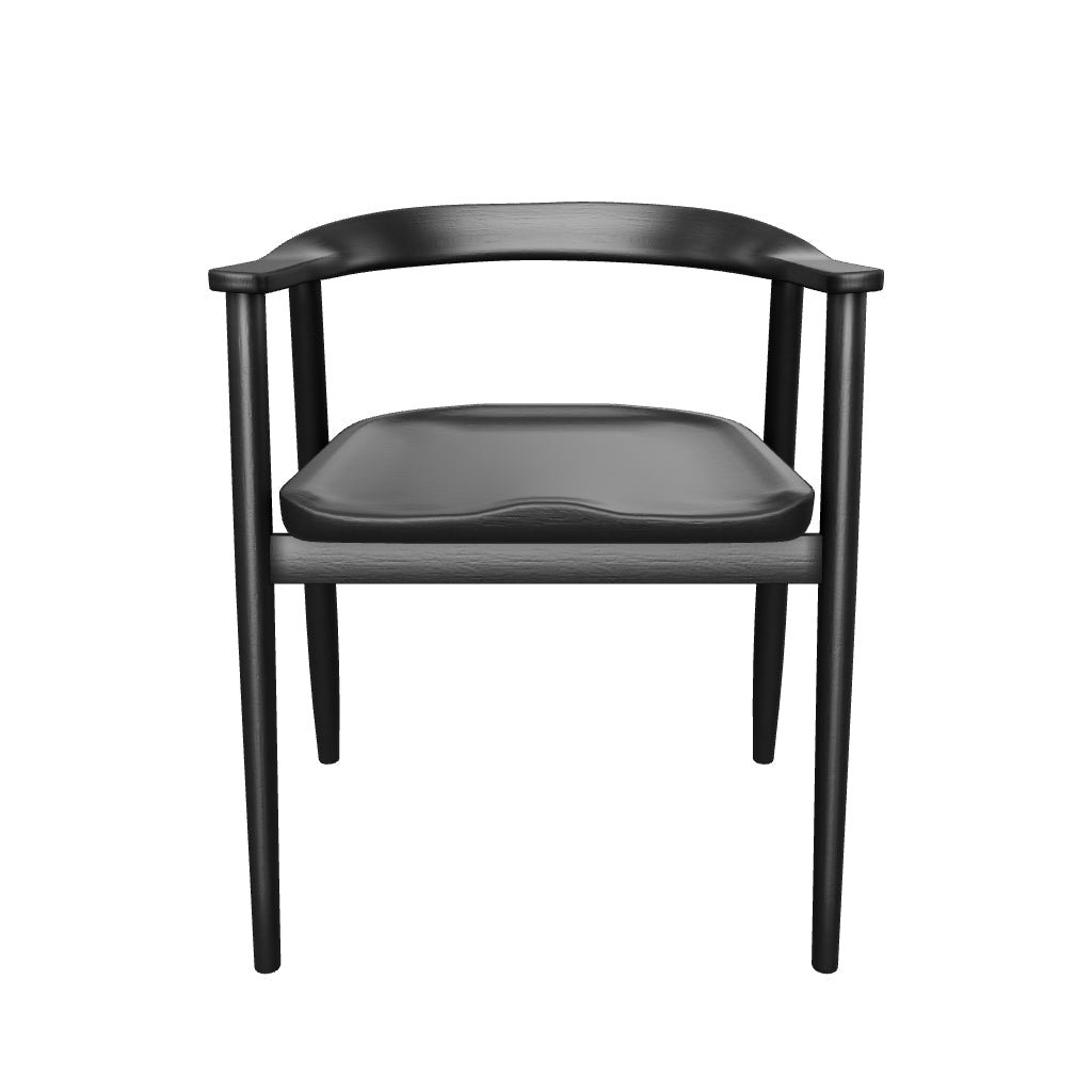 Jeremy Dining Armchair - Black Black - Image 9