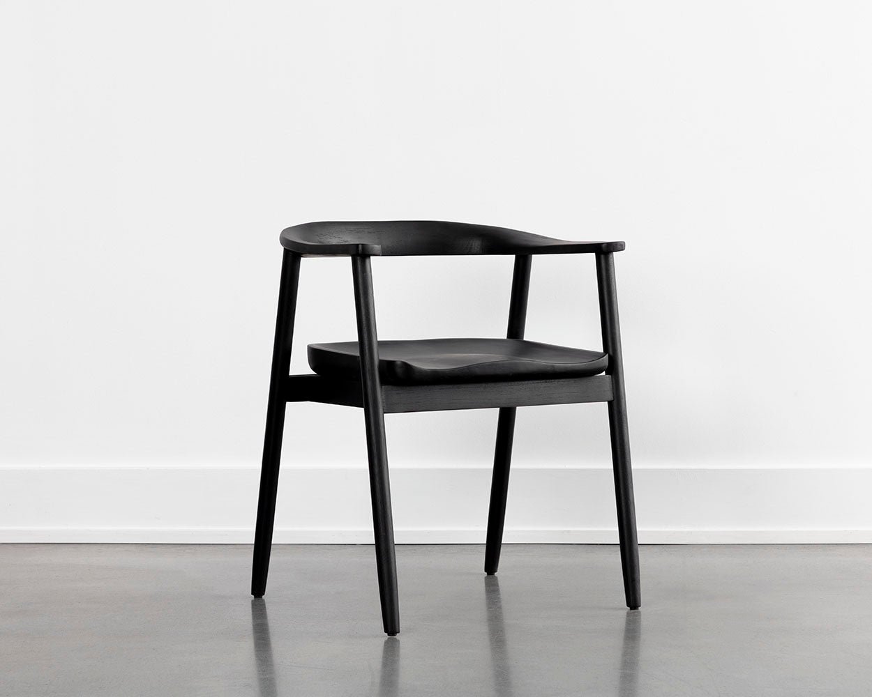 Jeremy Dining Armchair - Black Black - Image 5