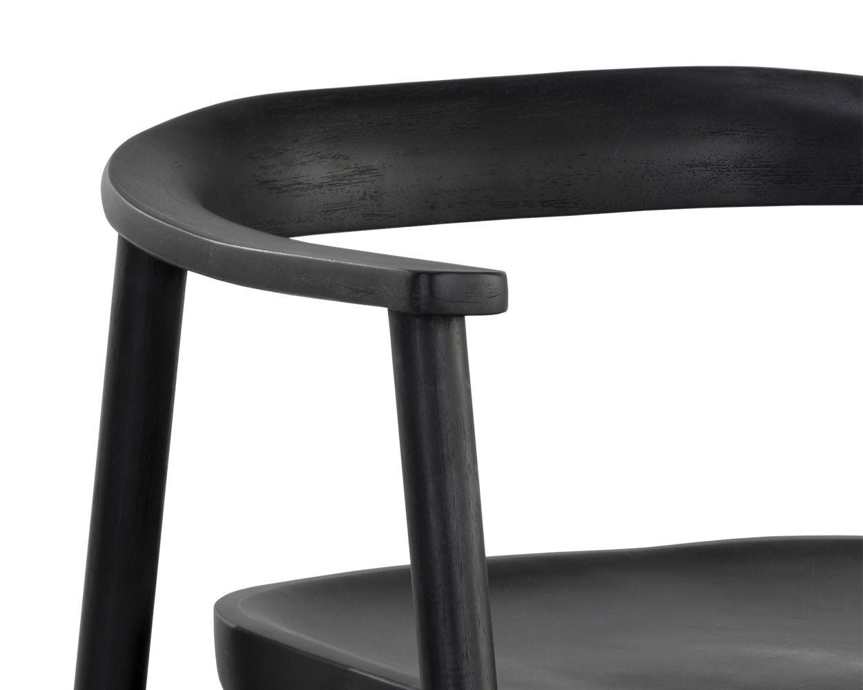 Jeremy Dining Armchair - Black Black - Image 7