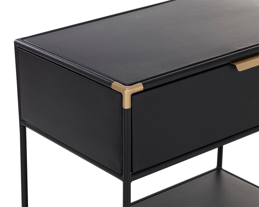 Doone Nightstand Black - Image 5