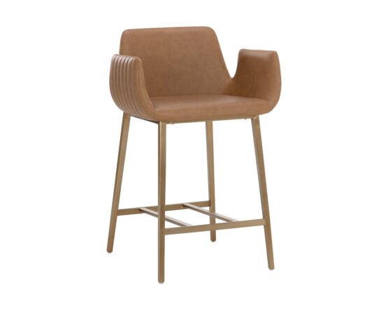 Lucano Counter Stool Milliken Cognac