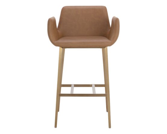 Lucano Barstool Milliken Cognac - Image 2