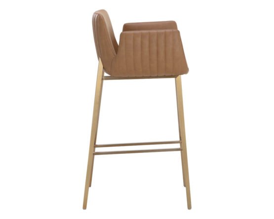 Lucano Barstool Milliken Cognac - Image 3