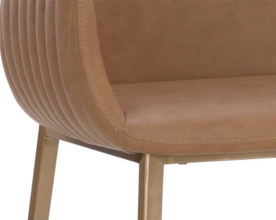 Lucano Barstool Milliken Cognac - Image 6