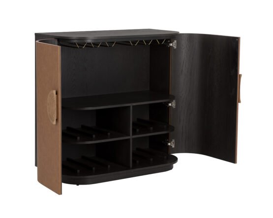 Dresden Bar Cabinet Smoke Acacia - Image 4
