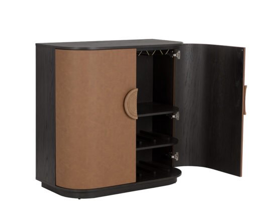 Dresden Bar Cabinet Smoke Acacia - Image 5