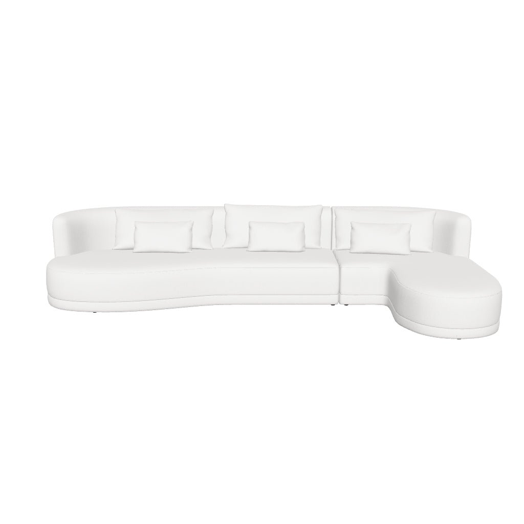 Laken Sofa Chaise - Raf Copenhagen White - Image 8