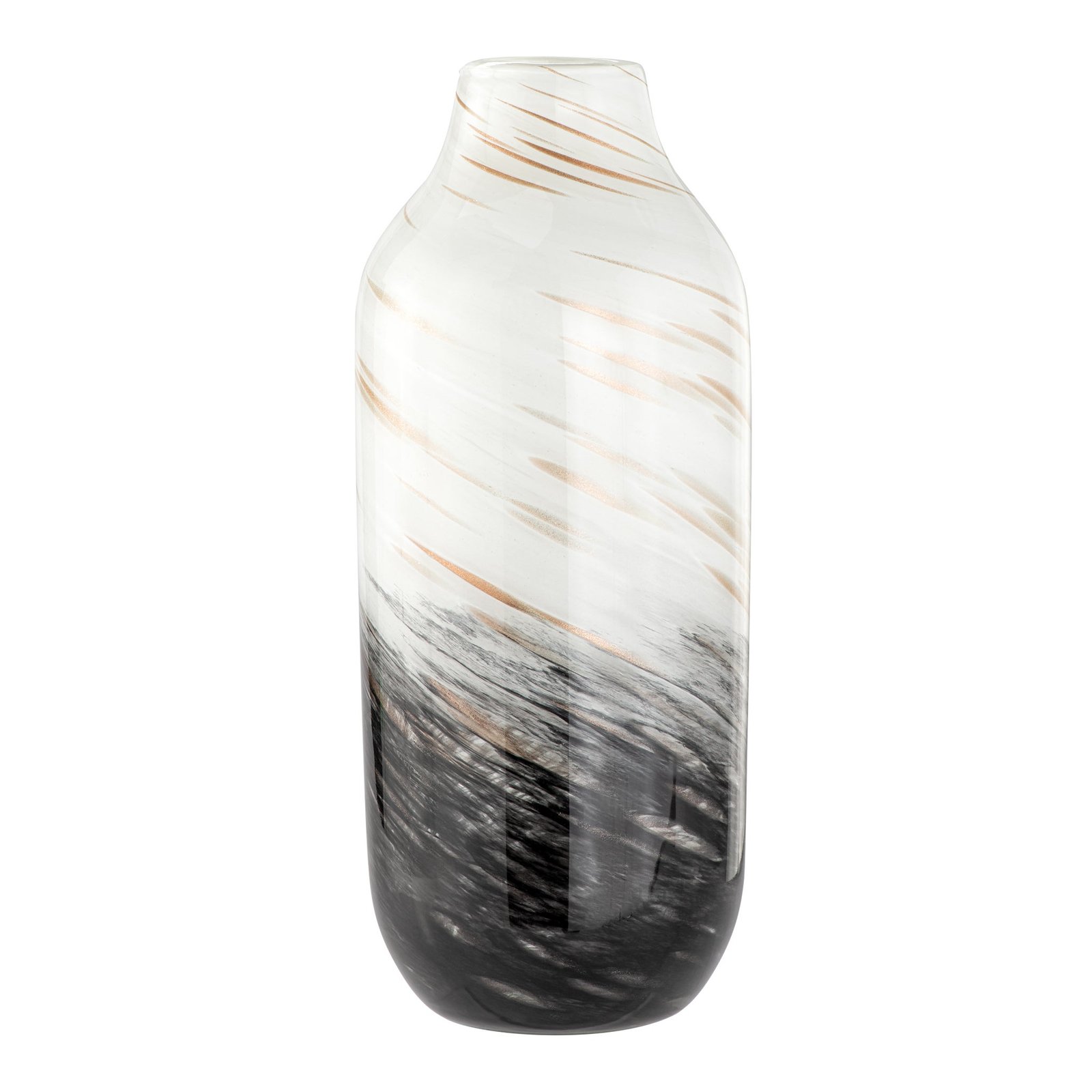 Galaxy Gold Swirl 13.5 Inch Tall Glass Vase - Image 5