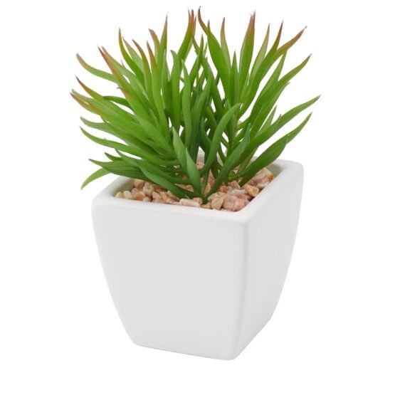 Tapered Mini Faux Succulent Potted Plant - Spike - Image 5