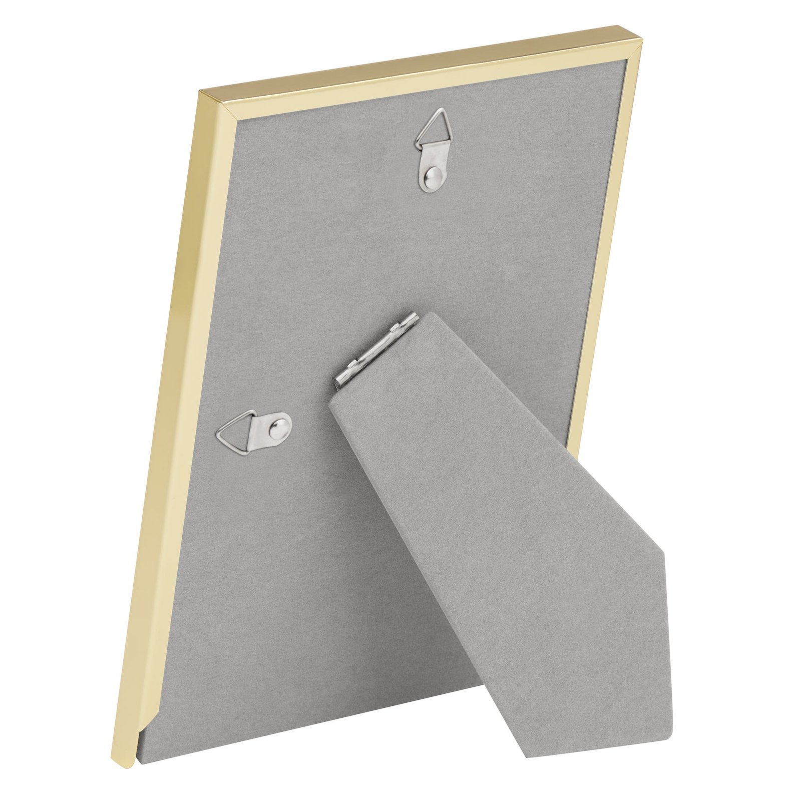 Banks Black Enamel Gold Trim Metal 5x7" Photo Frame - Image 9