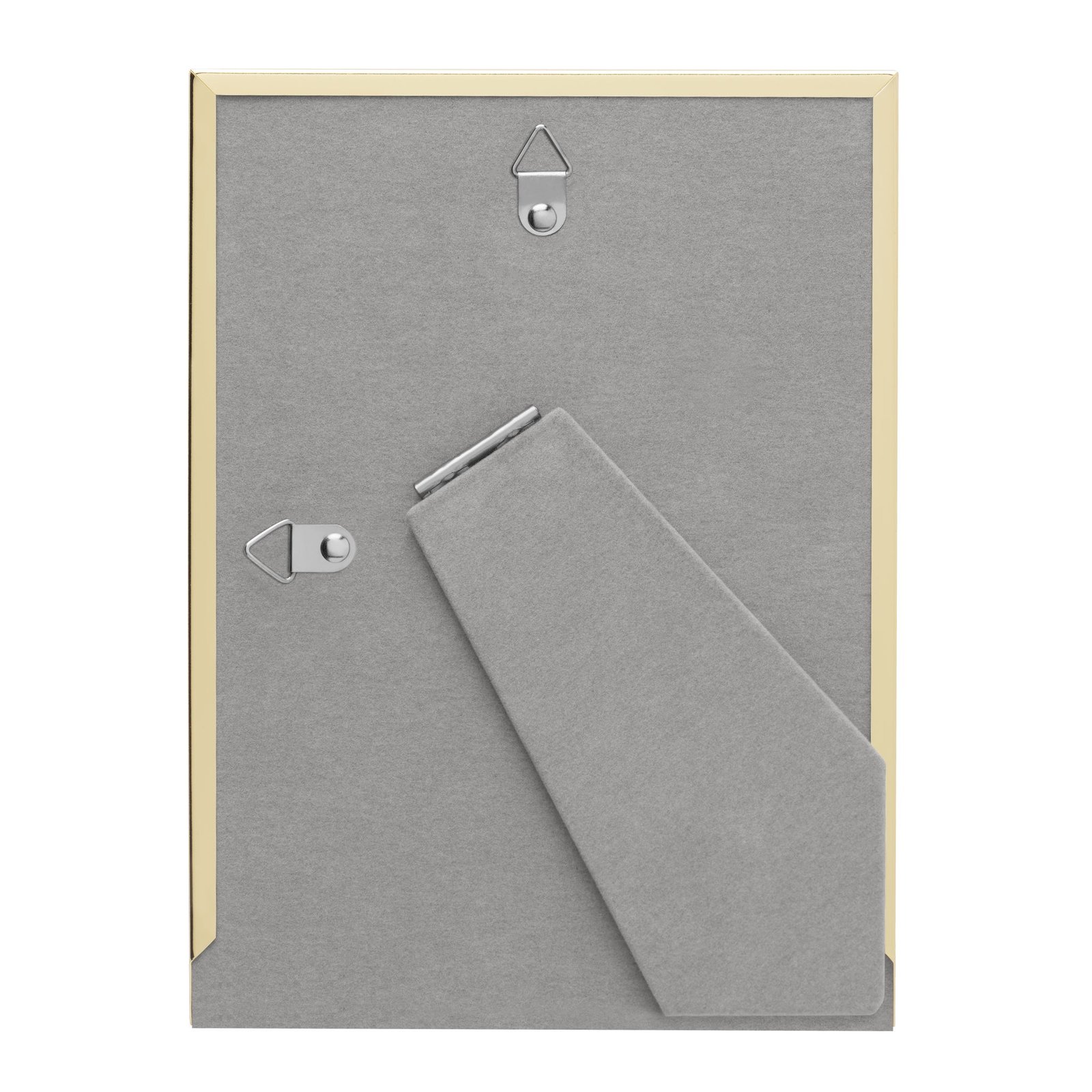 Banks Black Enamel Gold Trim Metal 5x7" Photo Frame - Image 10