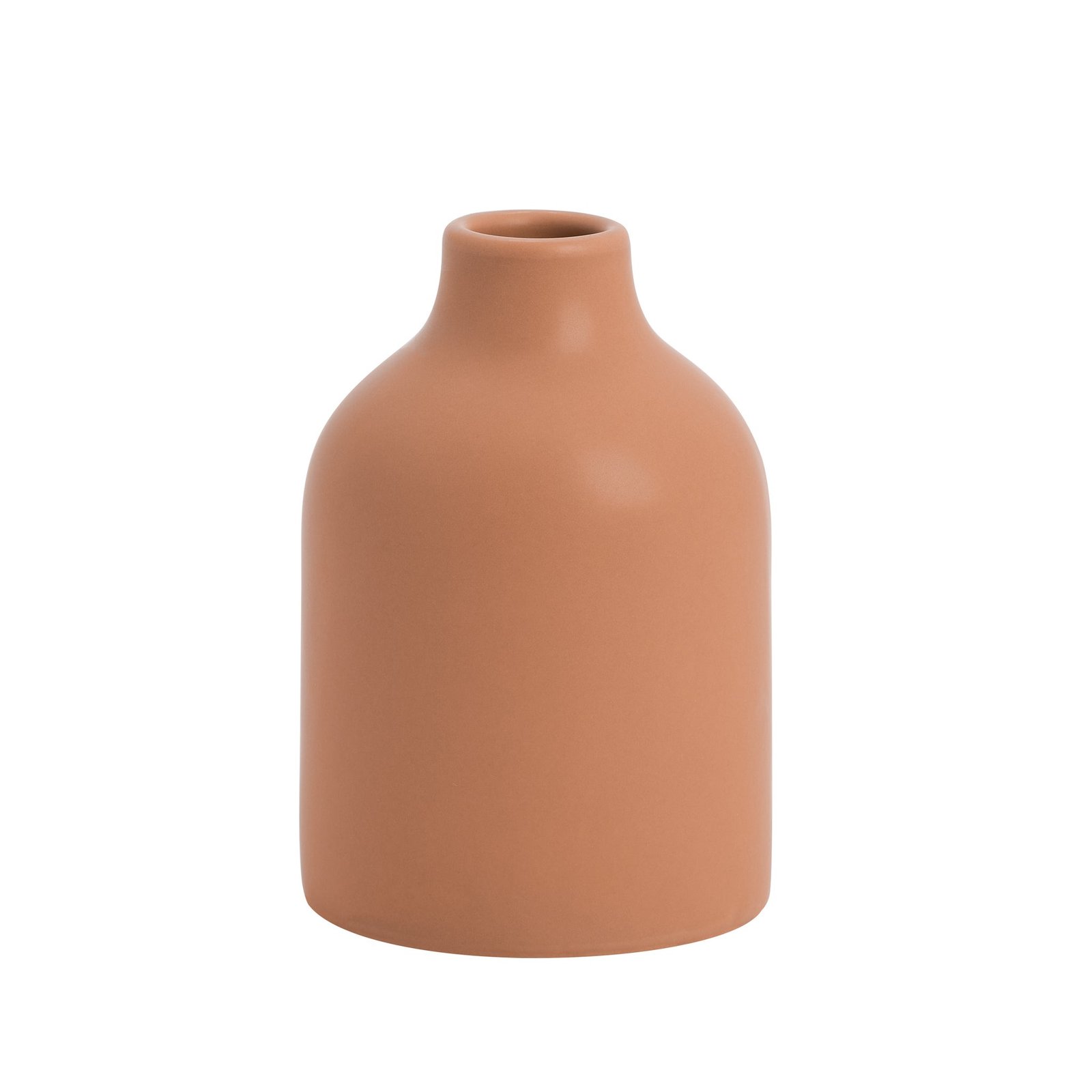 Komi 5.5h" Ceramic Bottle Vase - Terracotta