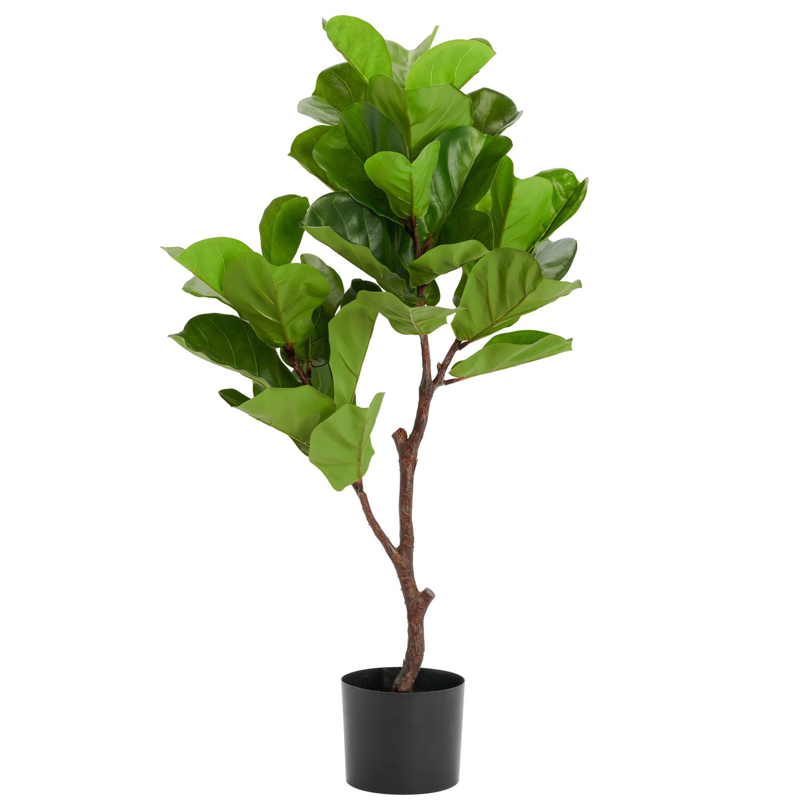 Fiddleleaf Tree 41 Inch Tall Potted Faux Plant - Image 5