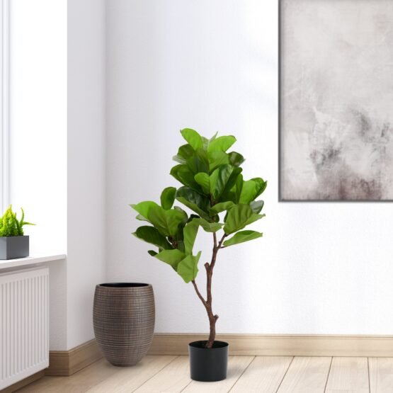 Fiddleleaf Tree 41 Inch Tall Potted Faux Plant