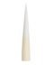 Prime Conical Two-Tone 11.75 Inch Tall Candle - White/Ivory