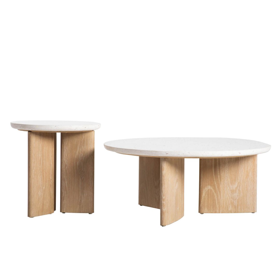 Infinity Coffee Table - Seashell Finish - Image 8
