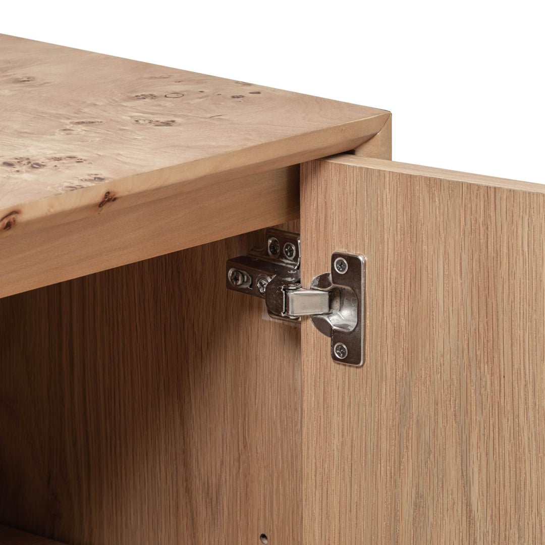 Mappa 3 Door Sideboard - Light Burl - Image 7