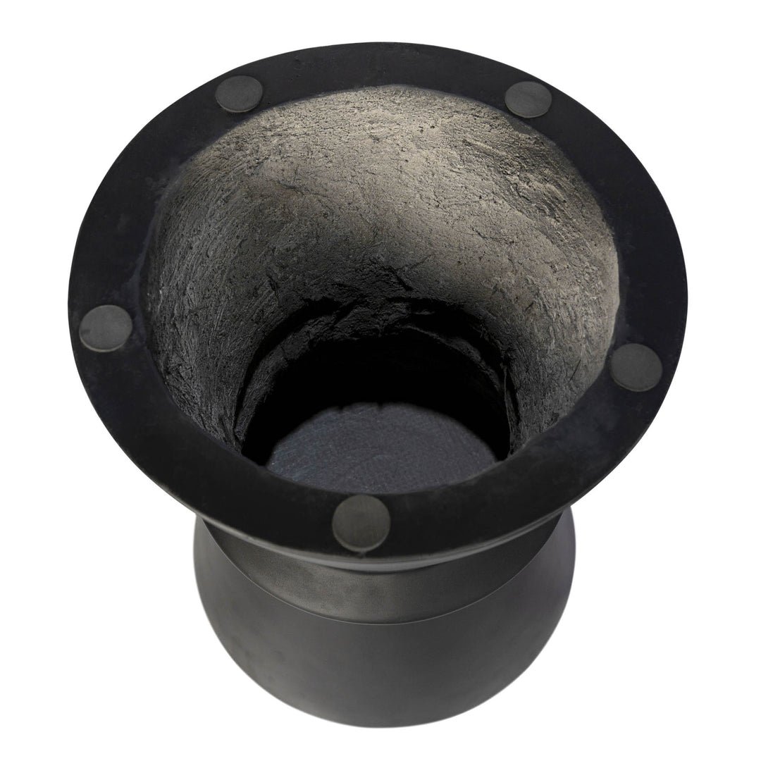 Concrete Hourglass Side Table - Black - Image 4