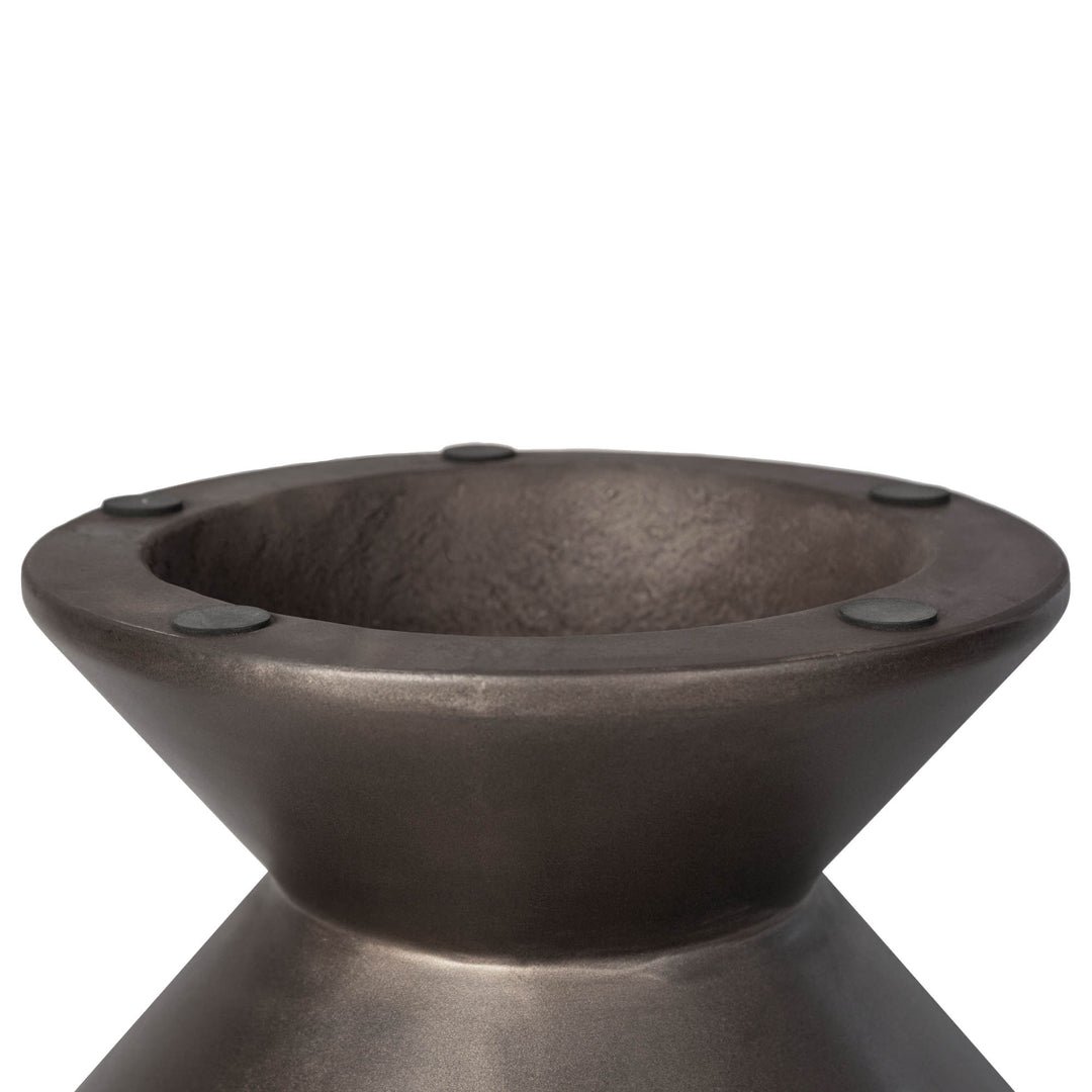 Concrete Inverted Side Table - Bronze - Image 6