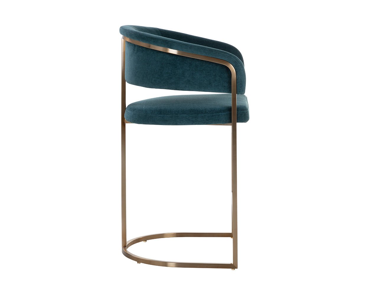 Marris Counter Stool - Gold Danny Teal - Image 3