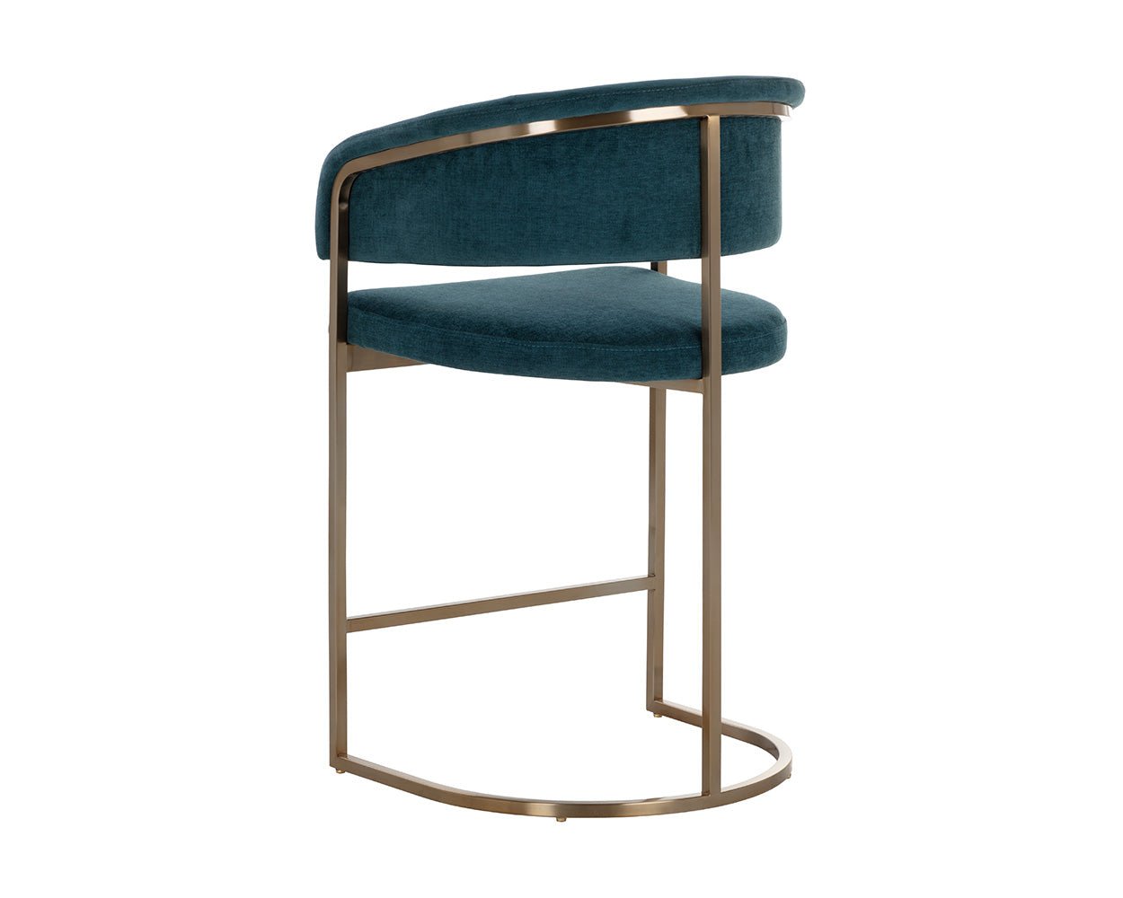 Marris Counter Stool - Gold Danny Teal - Image 4