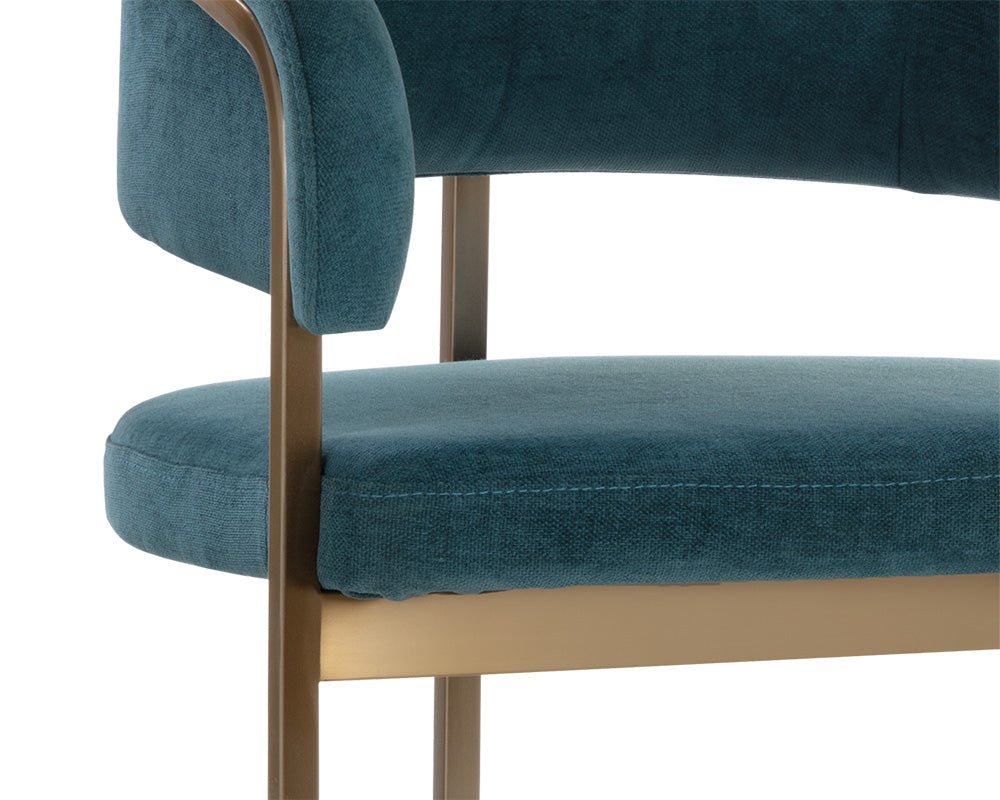 Marris Counter Stool - Gold Danny Teal - Image 6