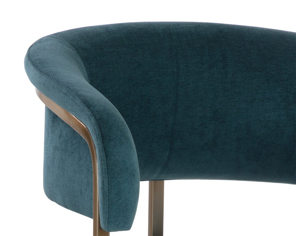 Marris Counter Stool - Gold Danny Teal - Image 7