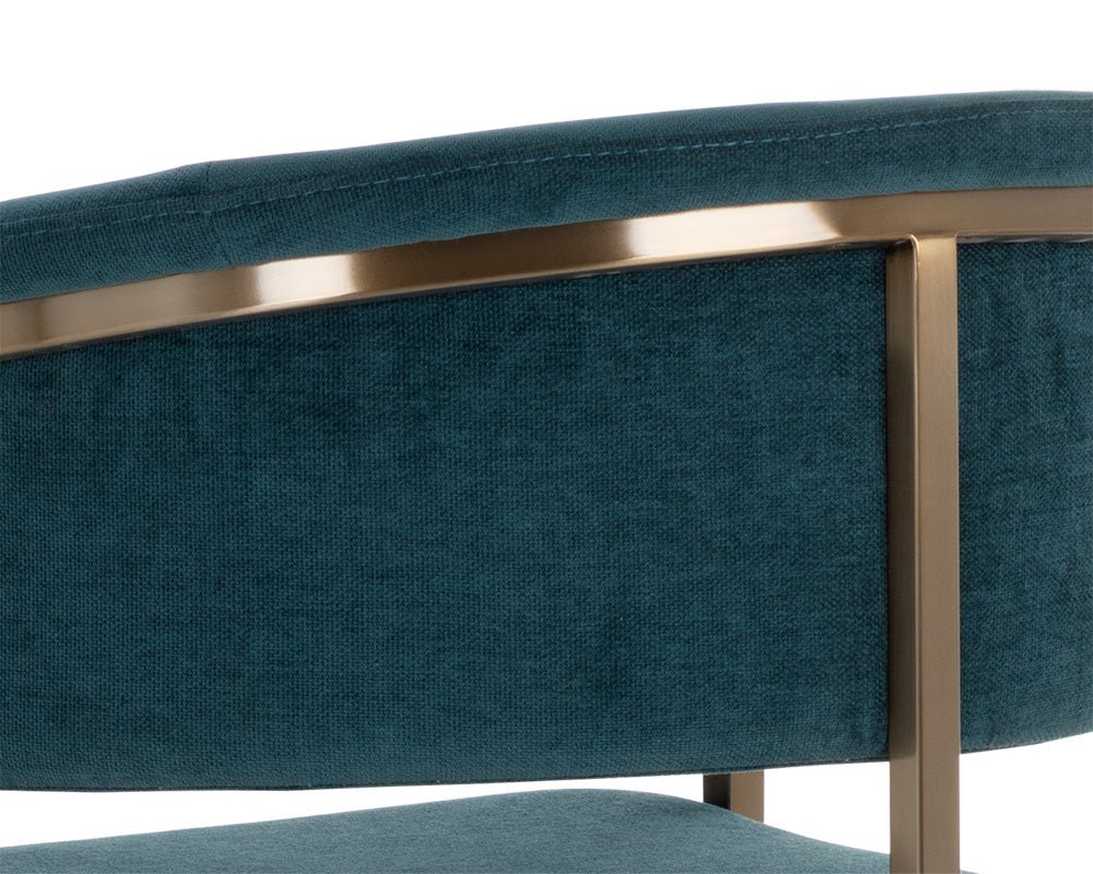 Marris Counter Stool - Gold Danny Teal - Image 8