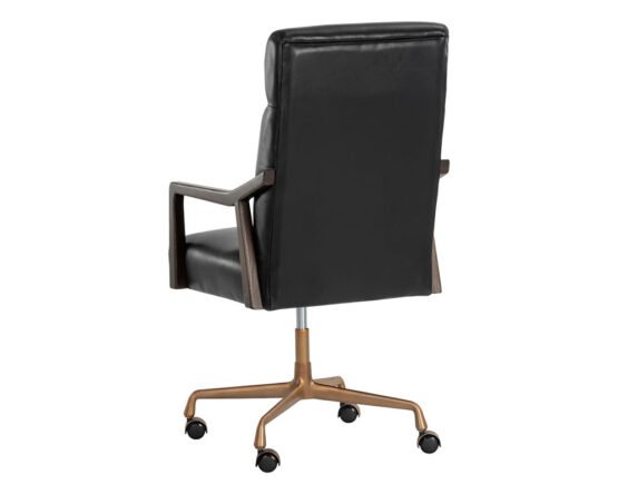 Collin Office Chair - Brown Cortina Black - Image 5