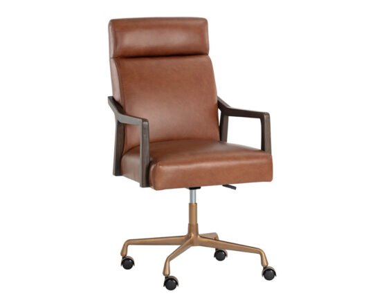 Collin Office Chair - Brown Shalimar Tobacco