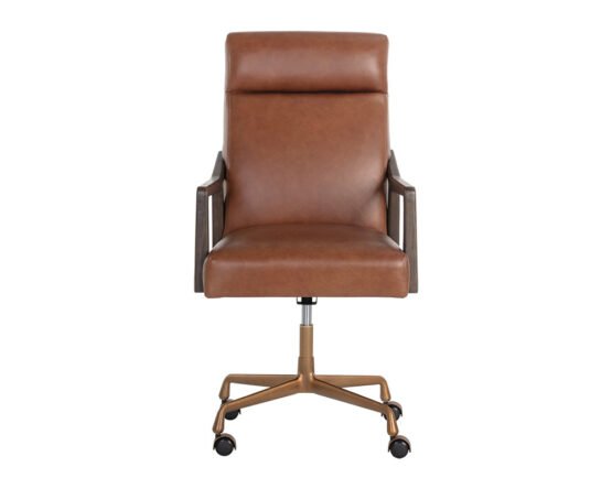 Collin Office Chair - Brown Shalimar Tobacco - Image 3