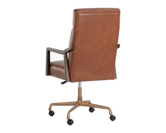 Collin Office Chair - Brown Shalimar Tobacco - Image 5