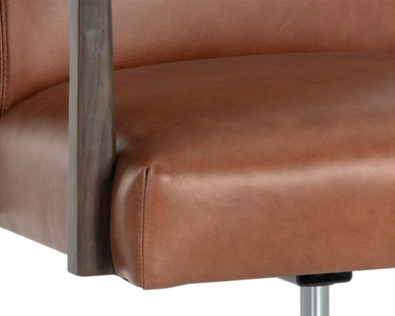 Collin Office Chair - Brown Shalimar Tobacco - Image 6
