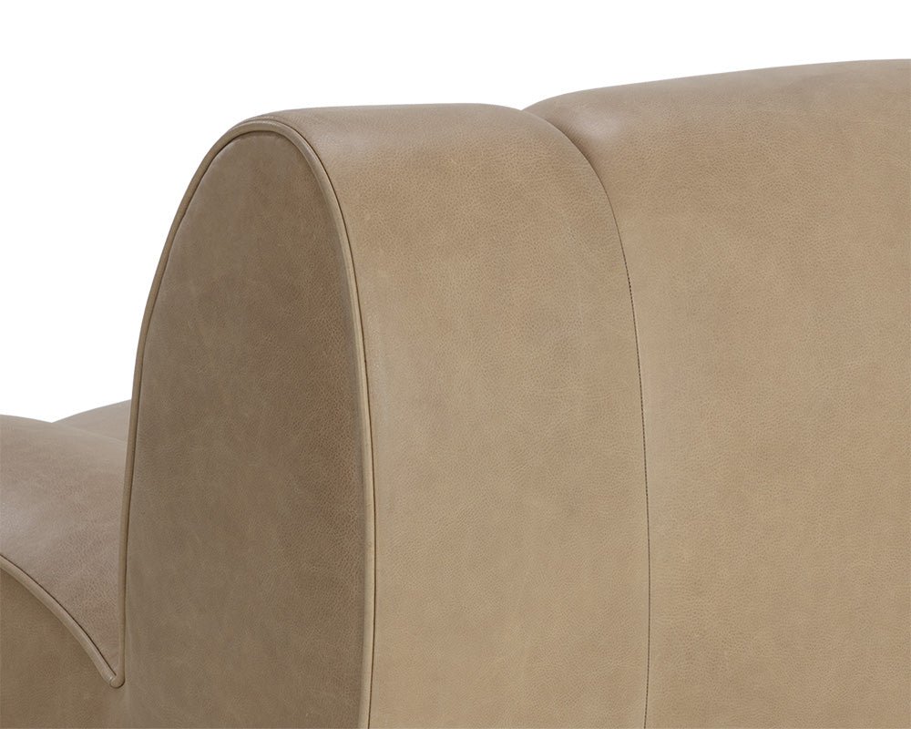 Blaise Swivel Lounge Chair Sahara Sand - Image 8