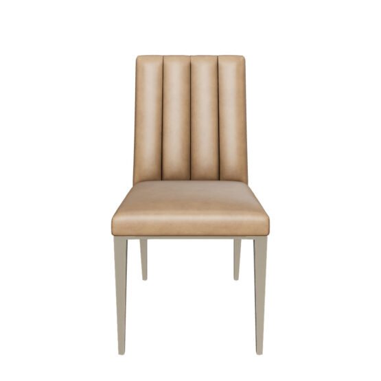 Wilbur Dining Chair Milliken Cognac - Image 9
