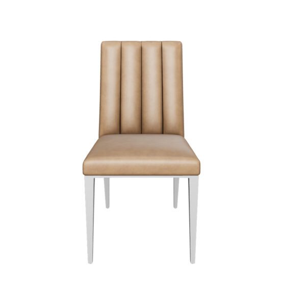 Wilbur Dining Chair Milliken Cognac - Image 10