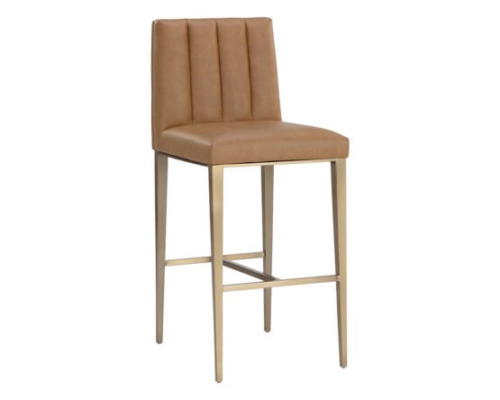 Wilbur Barstool Milliken Cognac