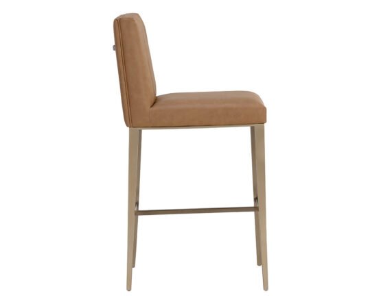 Wilbur Barstool Milliken Cognac - Image 4
