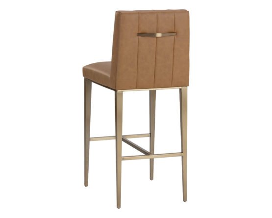 Wilbur Barstool Milliken Cognac - Image 5